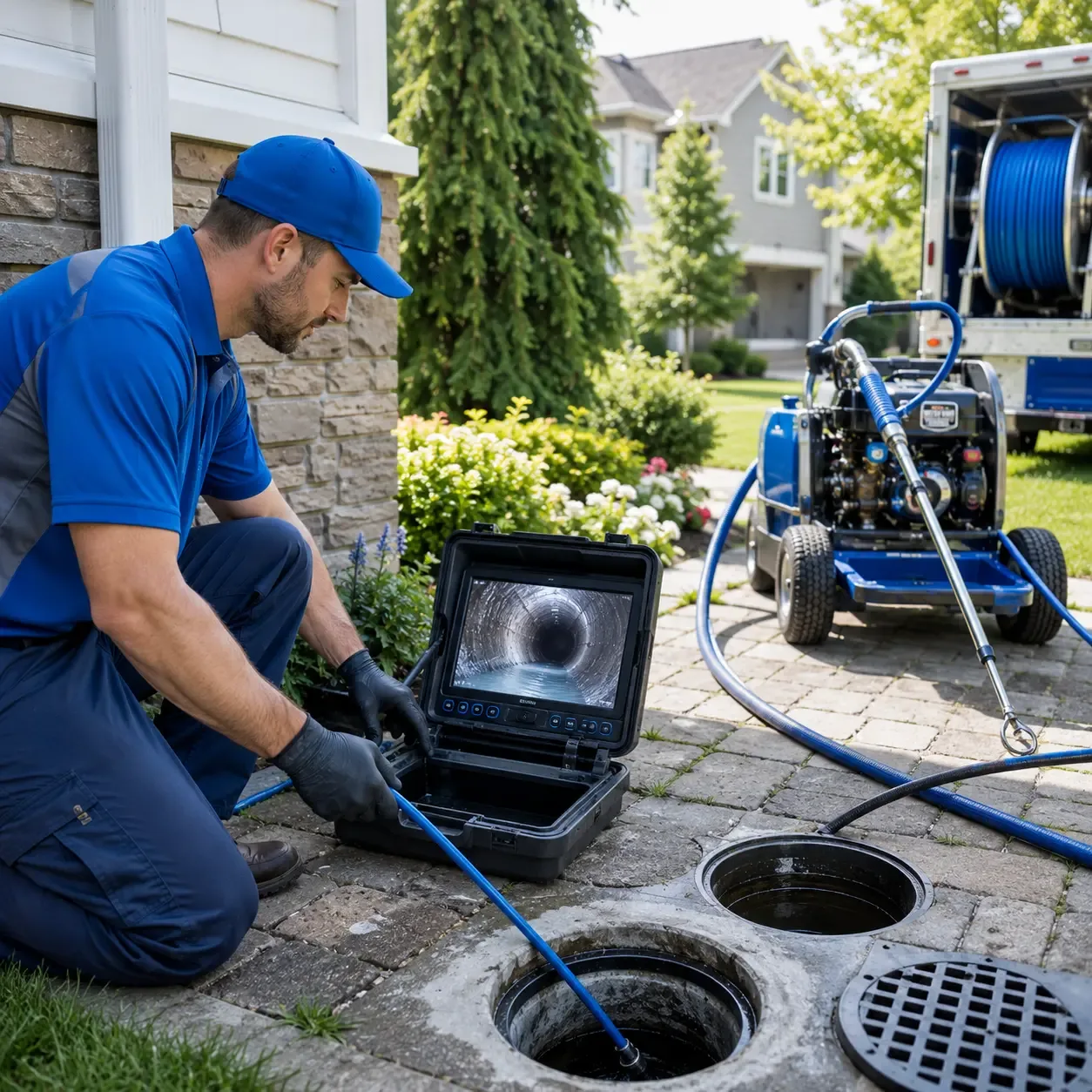 Outdoor drain cleaning professionals serving Elrosa, MN
